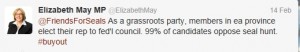 Elizabeth May, Green Party
