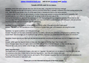 FriendsForSeals.org - Hand-out